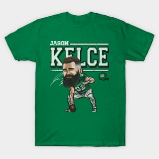 Jason Kelce Philadelphia Cartoon T-Shirt